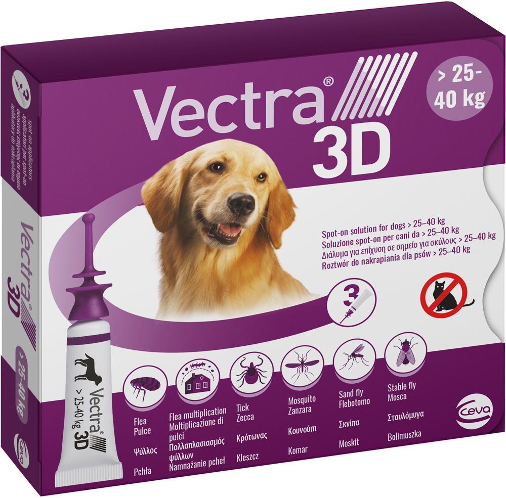 Vectra 3D Вектра 3Д краплі на холку для собак 25-40 кг (81589)